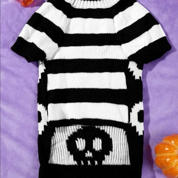 Skull Pet Sweater - Picture 4 of 5